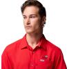 Columbia Men’s Collegiate Slack Tide Camp Shirt(Uga – Bright Red)