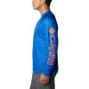 Columbia Mens Collegiate Terminal Tackle Heather Long Sleeve ShirtHiking Shirt(Fla – Azul Heather)