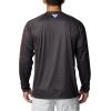 Columbia Mens Collegiate Terminal Tackle Heather Long Sleeve ShirtHiking Shirt(Sc – Shark Heather)