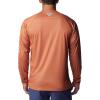 Columbia Mens Collegiate Terminal Tackle Heather Long Sleeve ShirtHiking Shirt(Tex – Cedar Heather)