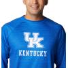 Columbia Mens Collegiate Terminal Tackle Heather Long Sleeve ShirtHiking Shirt(Uk – Azul Heather)