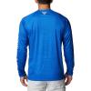 Columbia Mens Collegiate Terminal Tackle Heather Long Sleeve ShirtHiking Shirt(Uk – Azul Heather)