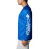 Columbia Mens Collegiate Terminal Tackle Heather Long Sleeve ShirtHiking Shirt(Uk – Azul Heather)