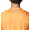 Columbia Mens Collegiate Terminal Tackle Heather Long Sleeve ShirtHiking Shirt(Ut – Solarize Heather)