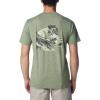 Columbia Men’s Kwick Hike Back Graphic Short Sleeve Tee(Canteen Heather/Mountainair)