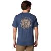 Columbia Men’s Kwick Hike Back Graphic Short Sleeve Tee(Collegiate Navy Heather/Planet Watch)