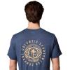 Columbia Men’s Kwick Hike Back Graphic Short Sleeve Tee(Collegiate Navy Heather/Planet Watch)