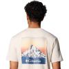 Columbia Men’s Kwick Hike Back Graphic Short Sleeve Tee(Dark Stone Heather/Linear View Multi)