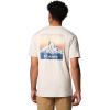 Columbia Men’s Kwick Hike Back Graphic Short Sleeve Tee(Dark Stone Heather/Linear View Multi)