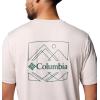 Columbia Men’s Kwick Hike Back Graphic Short Sleeve Tee(Dark Stone Heather/Linescape)