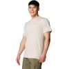 Columbia Men’s Kwick Hike Back Graphic Short Sleeve Tee(Dark Stone Heather/Planet Watch)