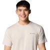 Columbia Men’s Kwick Hike Back Graphic Short Sleeve Tee(Dark Stone Heather/Planet Watch)