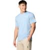 Columbia Men’s Kwick Hike Back Graphic Short Sleeve Tee(Ripple Blue Heather/Linear View Multi)