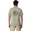 Columbia Men’s Kwick Hike Back Graphic Short Sleeve Tee(Safari Heather/Planet Watch)