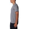 Columbia Men’s Kwick Hike Back Graphic Short Sleeve Tee(Shark Heather/Mountainair)