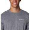 Columbia Men’s Kwick Hike Back Graphic Short Sleeve Tee(Shark Heather/Mountainair)
