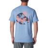 Columbia Men’s Kwick Hike Back Graphic Short Sleeve Tee(Skyler Heather/Mountainair)