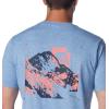 Columbia Men’s Kwick Hike Back Graphic Short Sleeve Tee(Skyler Heather/Mountainair)