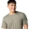 Columbia Men’s Kwick Hike Back Graphic Short Sleeve Tee(Stone Green Heather/Linear View Multi)