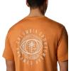 Columbia Men’s Kwick Hike Back Graphic Short Sleeve Tee(Tuscan Heather/Planet Watch)