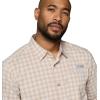 Columbia Men’s PFG Harbor Peak Long Sleeve Shirt(Dark Stone Driftnet Plaid)