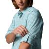 Columbia Men’s PFG Harbor Peak Long Sleeve Shirt(Marine Light Offshore Tartan)