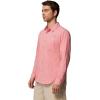 Columbia Men’s PFG Harbor Peak Long Sleeve Shirt(Melonade Micro Gingham)
