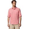 Columbia Men’s PFG Harbor Peak Long Sleeve Shirt(Melonade Micro Gingham)