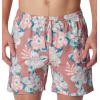 Columbia Mens PFG Ramble Quick Dry Swim Short(Sandalwood Pink Botanicraze)