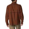 Columbia Men’s Roughtail Stretch Flannel Long Sleeve(Cordovan Duck Blind Gingham)