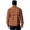 Columbia Men’s Roughtail Stretch Flannel Long Sleeve(Cordovan Ombre Tartan)