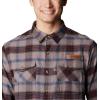 Columbia Men’s Roughtail Stretch Flannel Long Sleeve(Iron Decoy Tartan)