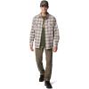 Columbia Men’s Roughtail Stretch Flannel Long Sleeve(Iron Ombre Tartan)