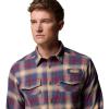 Columbia Men’s Roughtail Stretch Flannel Long Sleeve(Nocturnal Tracking Check)