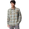 Columbia Men’s Roughtail Stretch Flannel Long Sleeve(Pond Tracking Check)