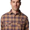 Columbia Men’s Roughtail Stretch Flannel Long Sleeve(Sahara Ombre Tartan)
