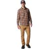 Columbia Men’s Roughtail Stretch Flannel Long Sleeve(Sahara Ombre Tartan)