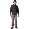 Columbia Men’s Roughtail Stretch Flannel Long Sleeve(Surplus Green Ombre Tartan)