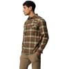 Columbia Men’s Roughtail Stretch Flannel Long Sleeve(Surplus Green Tracking Check)