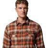 Columbia Men’s Roughtail Stretch Flannel Long Sleeve(Tobacco Tracking Check)