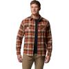 Columbia Men’s Roughtail Stretch Flannel Long Sleeve(Tobacco Tracking Check)