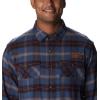 Columbia Men’s Roughtail Stretch Flannel Long Sleeve(Zinc Decoy Tartan)