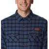 Columbia Men’s Roughtail Stretch Flannel Long Sleeve(Zinc Duck Blind Gingham)