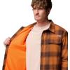 Columbia Men’s Saddle Point Warm Lined Flannel(Cedar Iron Sight Buffalo)