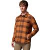 Columbia Men’s Saddle Point Warm Lined Flannel(Cedar Iron Sight Buffalo)
