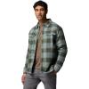 Columbia Men’s Saddle Point Warm Lined Flannel(Pond Iron Sight Buffalo)