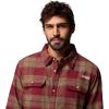 Columbia Men’s Saddle Point Warm Lined Flannel(Red Jasper Iron Sight Buffalo)