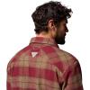 Columbia Men’s Saddle Point Warm Lined Flannel(Red Jasper Iron Sight Buffalo)