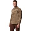 Columbia Men’s Sharptail Long Sleeve Yarn Dye Shirt(Surplus Green Triple Check)