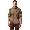 Columbia Men’s Sharptail Long Sleeve Yarn Dye Shirt(Surplus Green Triple Check)